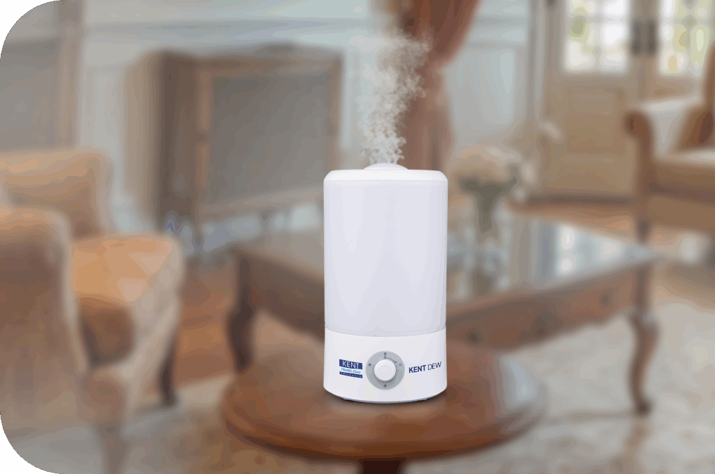 “Beat Dry Air Year-Round with the Compact and Smart KENT Dew Ultrasonic Humidifier”