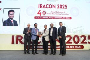 Rheumatologist from Kauvery Hospital Honoured with the Prestigious Kolkon Oration for Community Service