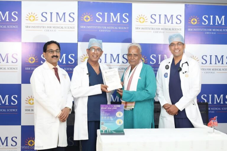 SIMS Hospital Saves 65-Year-Old Scholar Requiring Over 250 shocks with Advanced Electrophysiological Intervention After Repeat Bypass Surgery