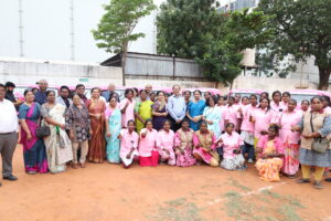 Rotary Club of Anna Nagar Madras and Aptus Value Housing Distribute 27 “Pink” Autos to Women