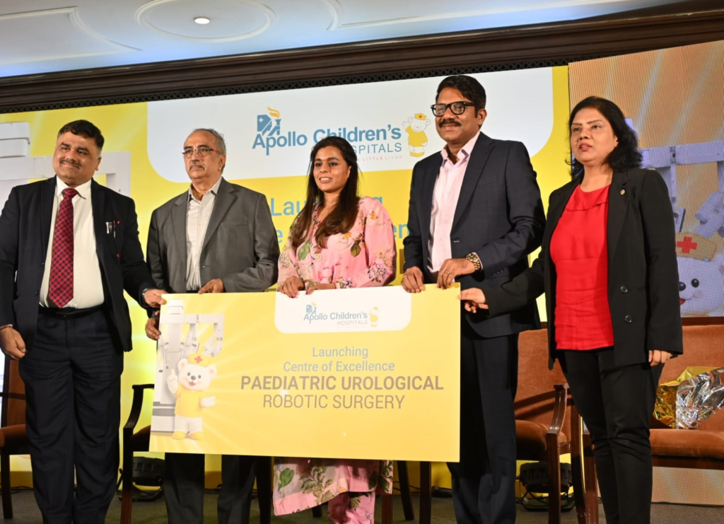 Apollo Children’s Hospitals Launches Centre of Excellence in Paediatric Robotic Urology, Marking 400 Surgeries