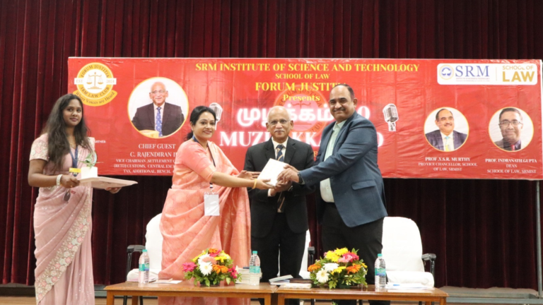 SRM School of Law Inaugurates Muzhakkam 2.0 with Focus on Tamil and Socio-Legal Awareness
